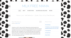 Desktop Screenshot of milkfreemama.com